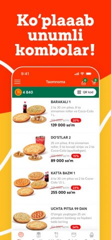 Bellissimo Pizza для iOS — скриншот 4