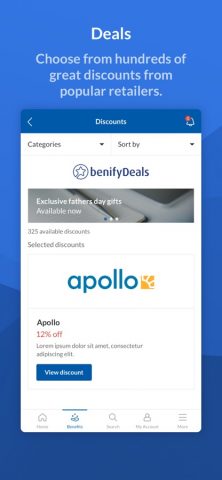 Benify для iOS — скриншот 4