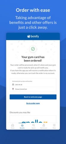 Benify для iOS — скриншот 5