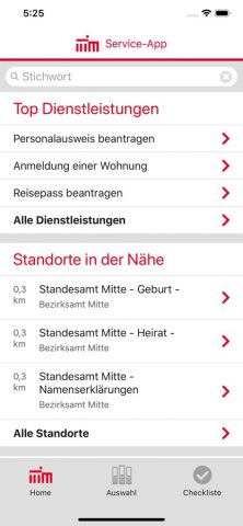 Berlin.de Service-App для iOS — скриншот 1