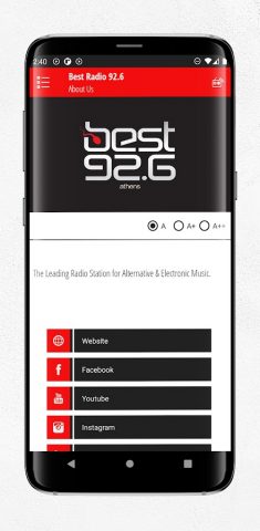 Best Radio 92.6 для Android — скриншот 4