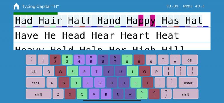 Best Typing Lessons and Test для iOS — скриншот 1
