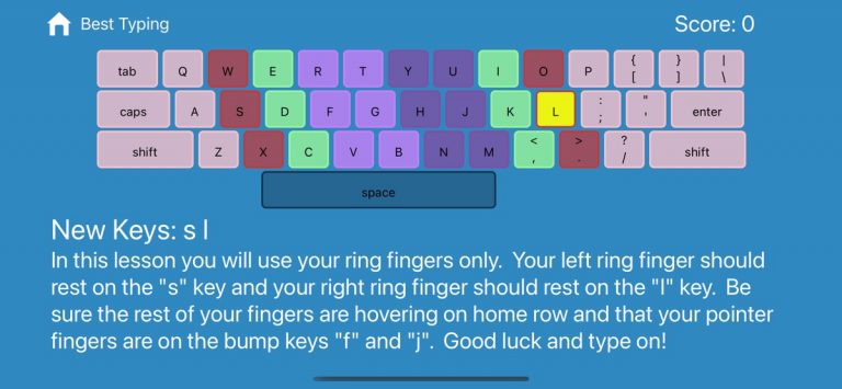 Best Typing Lessons and Test для iOS — скриншот 2