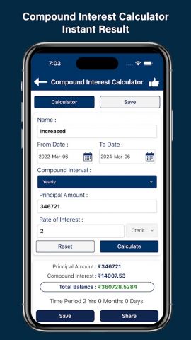 BestCalc Financial Calculator для Android — скриншот 3