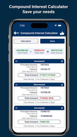BestCalc Financial Calculator для Android — скриншот 4