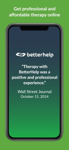 BetterHelp — Therapy для iOS — скриншот 1