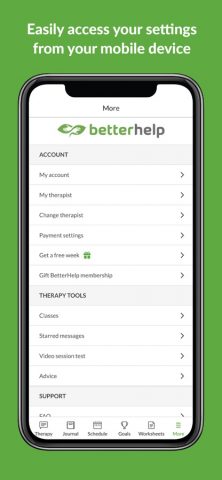 BetterHelp — Therapy для iOS — скриншот 5