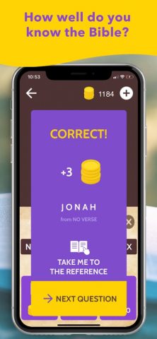 Bible Trivia App Game для iOS — скриншот 4