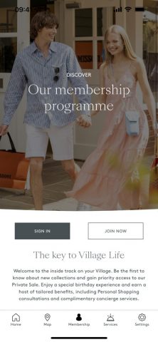 Bicester Village для iOS — скриншот 3