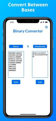 Binary Converter Calculator для iOS — скриншот 3