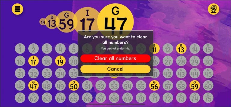 Bingo Caller для iOS — скриншот 4