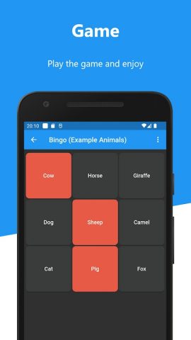 Bingo Maker для Android — скриншот 3