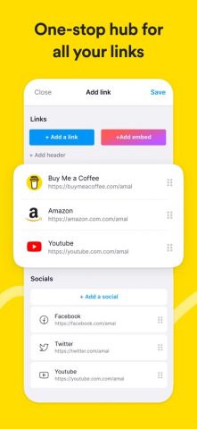 Bio Link — Link in bio для iOS — скриншот 2