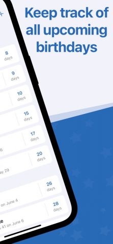 Birthday Reminder & Countdown для iOS — скриншот 2