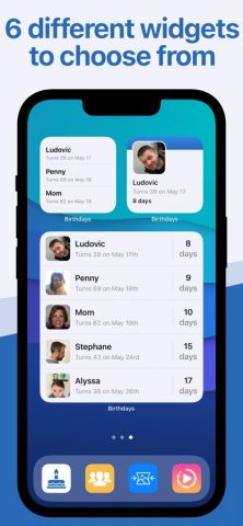 Birthday Reminder & Countdown для iOS — скриншот 5