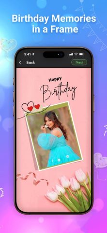 Birthday Video для iOS — скриншот 5