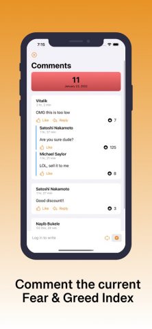 Bitcoin Fear & Greed Index для iOS — скриншот 3