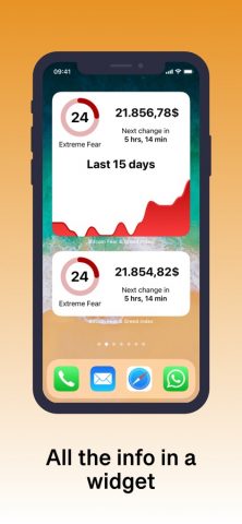 Bitcoin Fear & Greed Index для iOS — скриншот 4