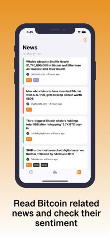 Bitcoin Fear & Greed Index для iOS — скриншот 5