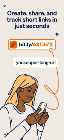 Bitly: Link Shortener для iOS — скриншот 1
