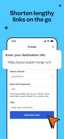 Bitly: Link Shortener для iOS — скриншот 2