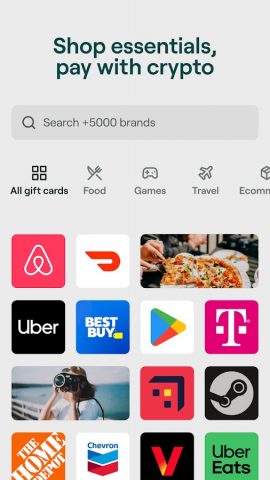 Bitrefill — Shop with Crypto — скриншот 1