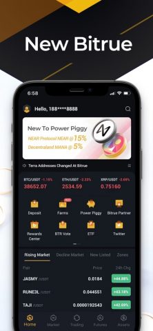 Bitrue для iOS — скриншот 1