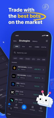Bitsgap: Crypto Trading Bots для Android — скриншот 2