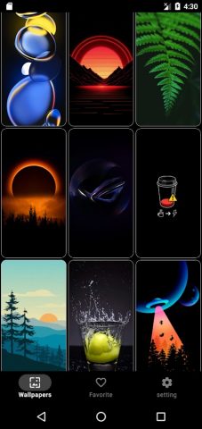 Black Wallpaper для Android — скриншот 2