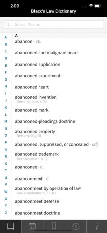 Black’s Law Dictionary 10th Ed для iOS — скриншот 1