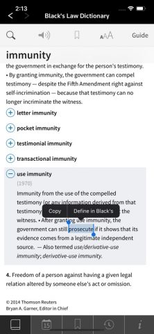 Black’s Law Dictionary 10th Ed для iOS — скриншот 2