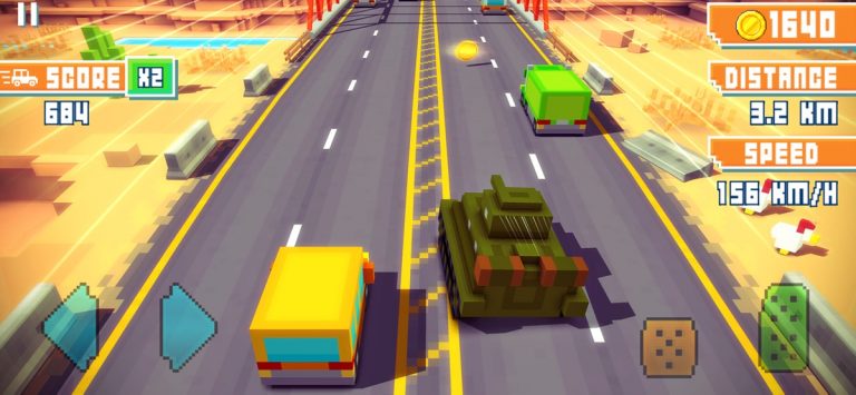 Blocky Highway для iOS — скриншот 1