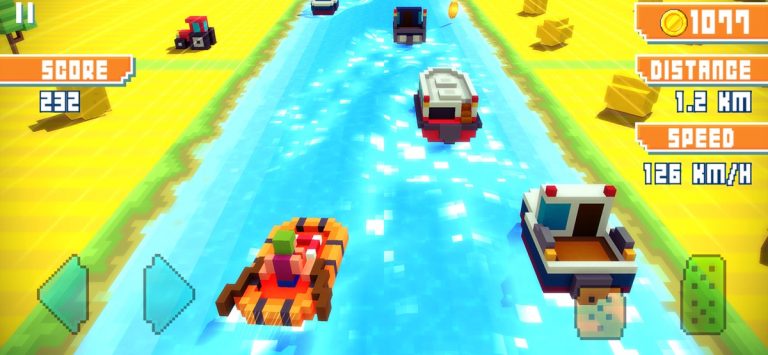 Blocky Highway для iOS — скриншот 2