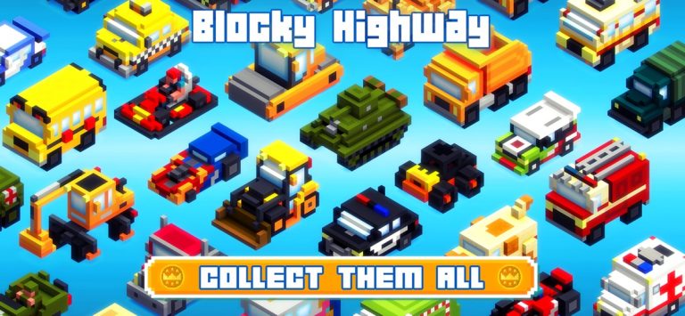 Blocky Highway для iOS — скриншот 3