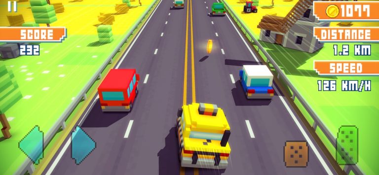 Blocky Highway для iOS — скриншот 5