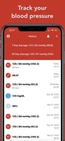 Blood Pressure Tracker • для iOS — скриншот 1