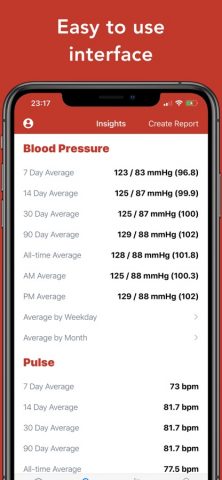 Blood Pressure Tracker • для iOS — скриншот 4