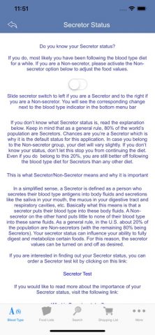 Blood Type Diet® для iOS — скриншот 5