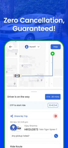 BluSmart: Safe Electric Cabs для iOS — скриншот 3