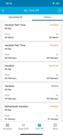 Blue Yonder Workforce для iOS — скриншот 3