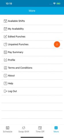 Blue Yonder Workforce для iOS — скриншот 4