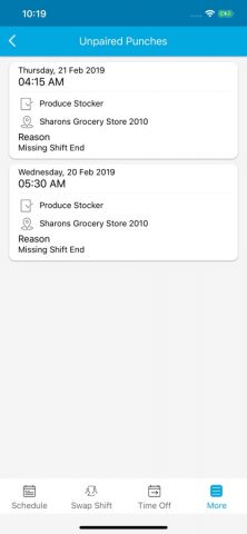 Blue Yonder Workforce для iOS — скриншот 5