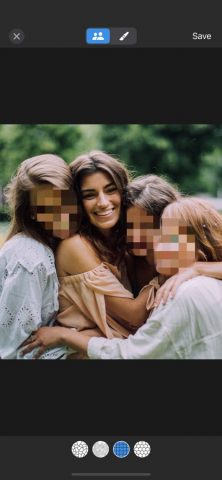 BlurFace для iOS — скриншот 1