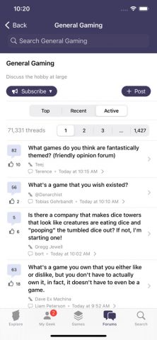BoardGameGeek для iOS — скриншот 4