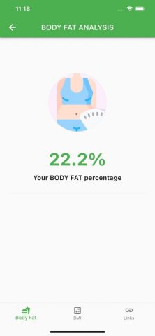 Body Fat Calculator 2023 для iOS — скриншот 2