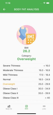 Body Fat Calculator 2023 для iOS — скриншот 3