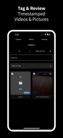 BodyCamApp для iOS — скриншот 2