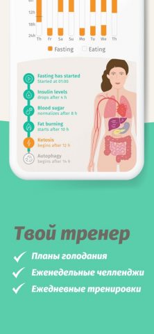 BodyFast: Интервальный пост для iOS — скриншот 4