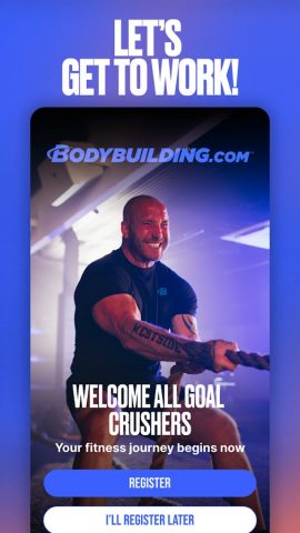 Bodybuilding.com — Fitness App для Android — скриншот 1