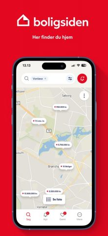 Boligsiden для iOS — скриншот 1